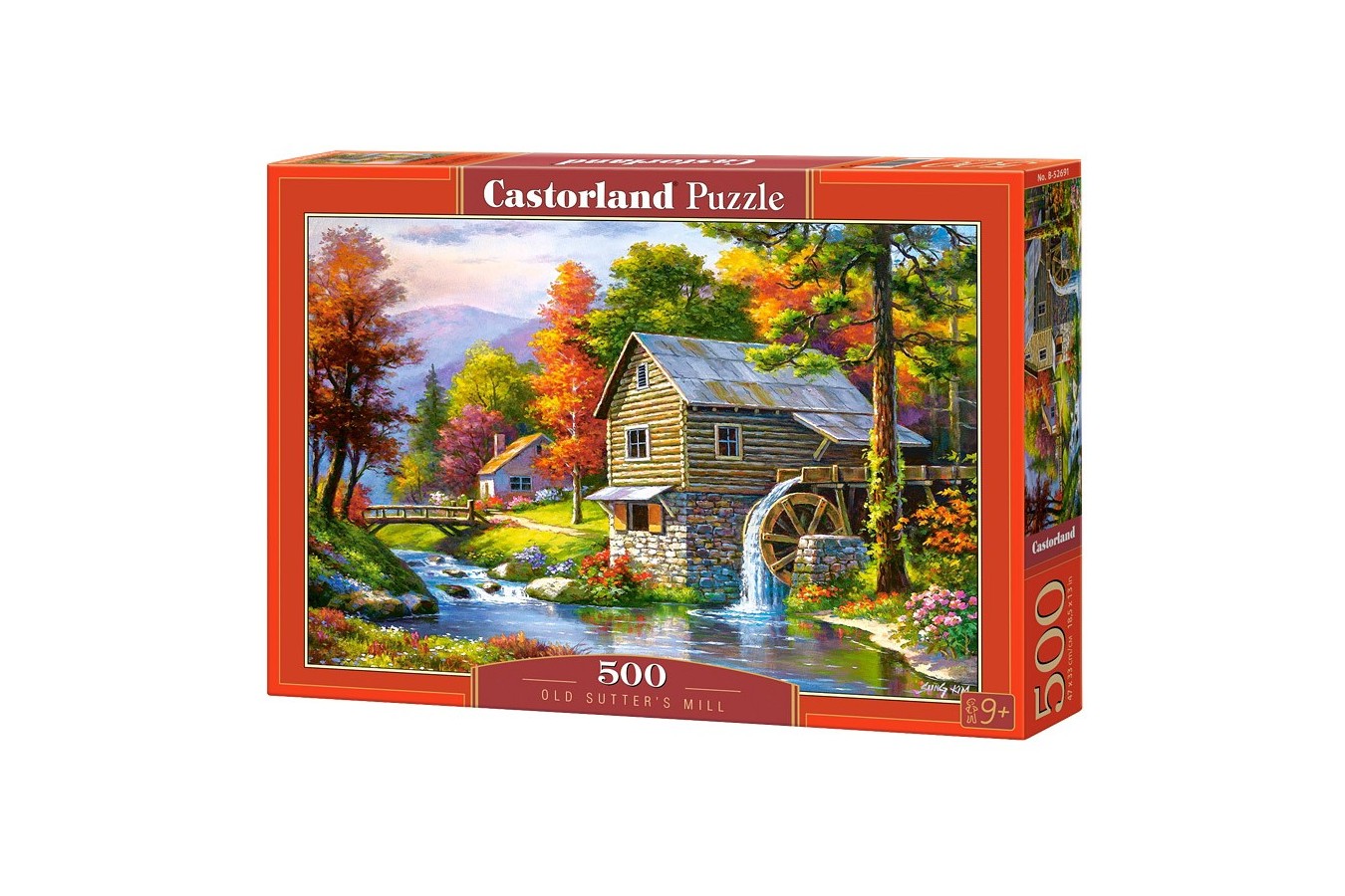Puzzle Castorland - Old Sutters Mill, 500 piese
