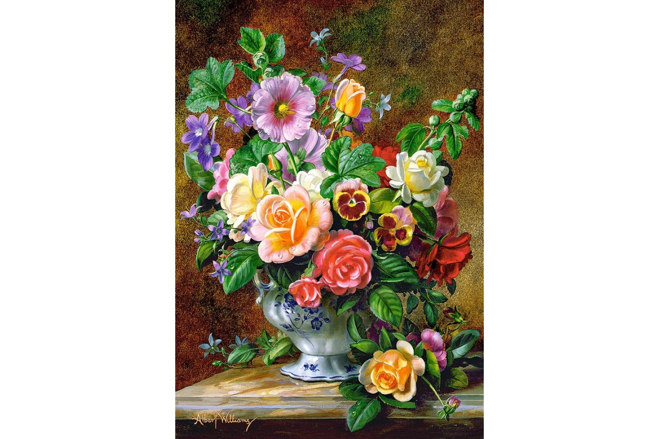 Puzzle Castorland - Flowers in a vase, 500 piese