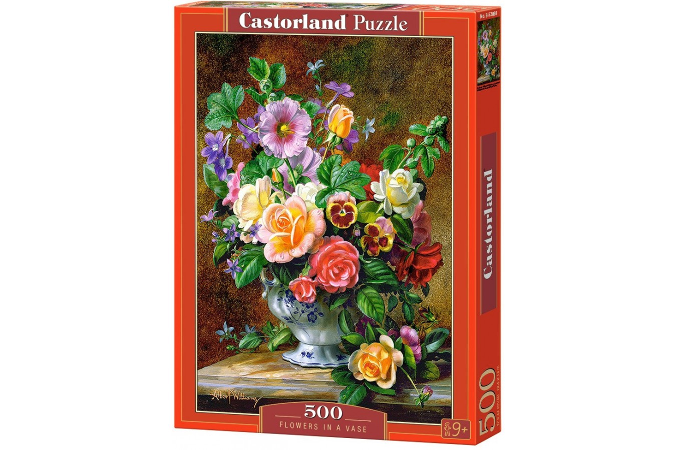 Puzzle Castorland - Flowers in a vase, 500 piese