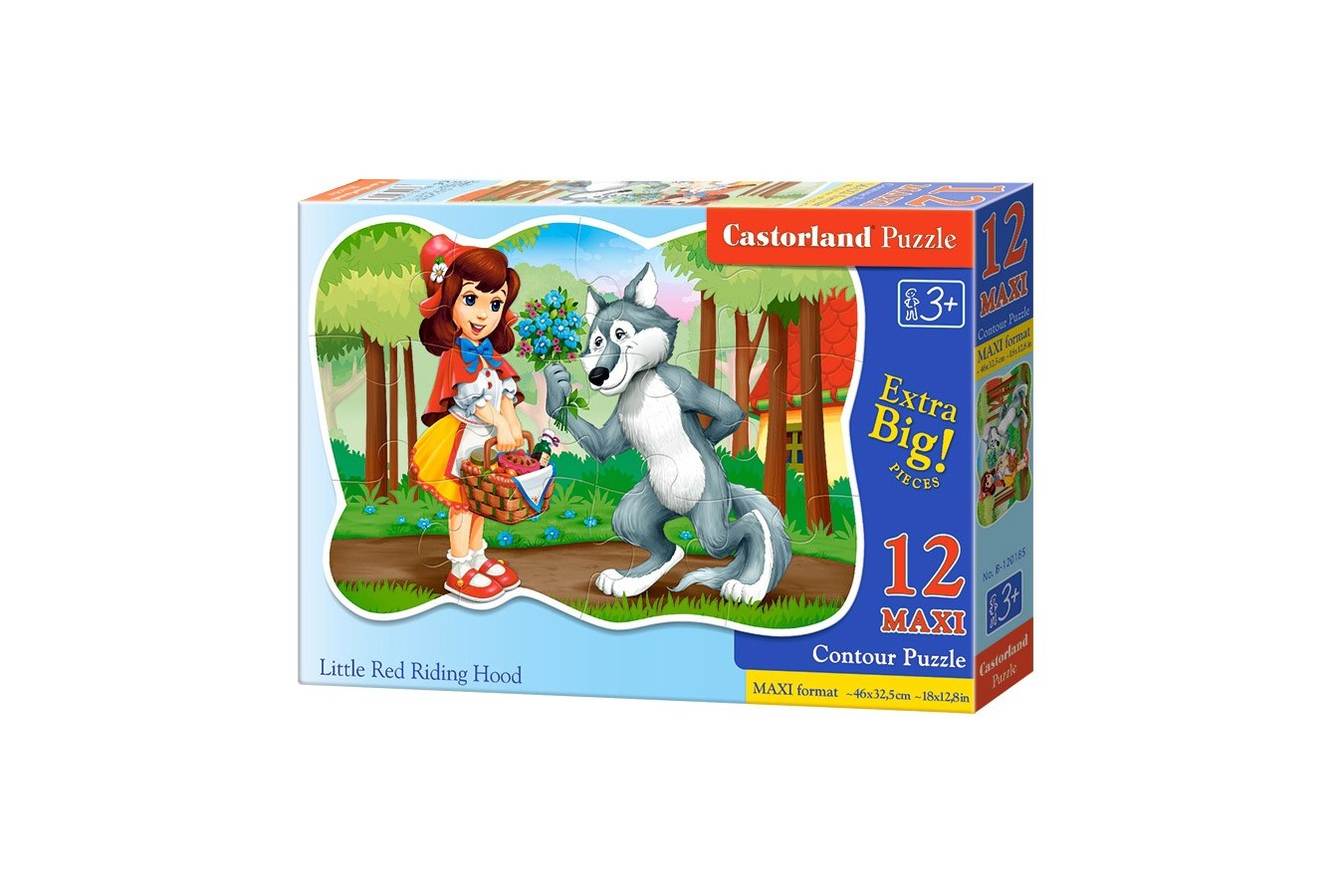 Puzzle Castorland - Little Red Riding Hood, 12 piese MAXI