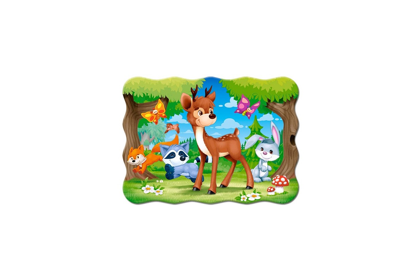 Puzzle Castorland - A deer and friends, 30 piese