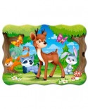 Puzzle Castorland - A deer and friends, 30 piese