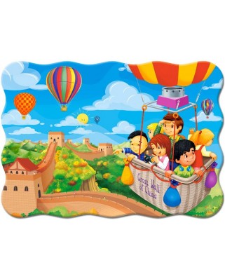 Puzzle Castorland - Baloon Ride over the GReat Wall of China, 30 piese
