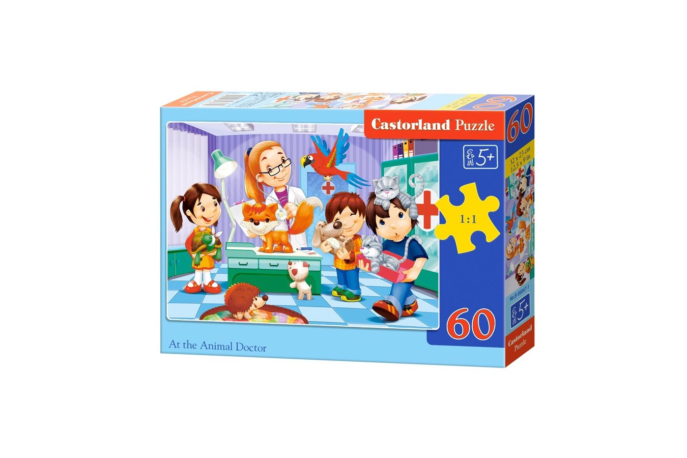 Puzzle Castorland - At the Animal Doctor, 60 piese