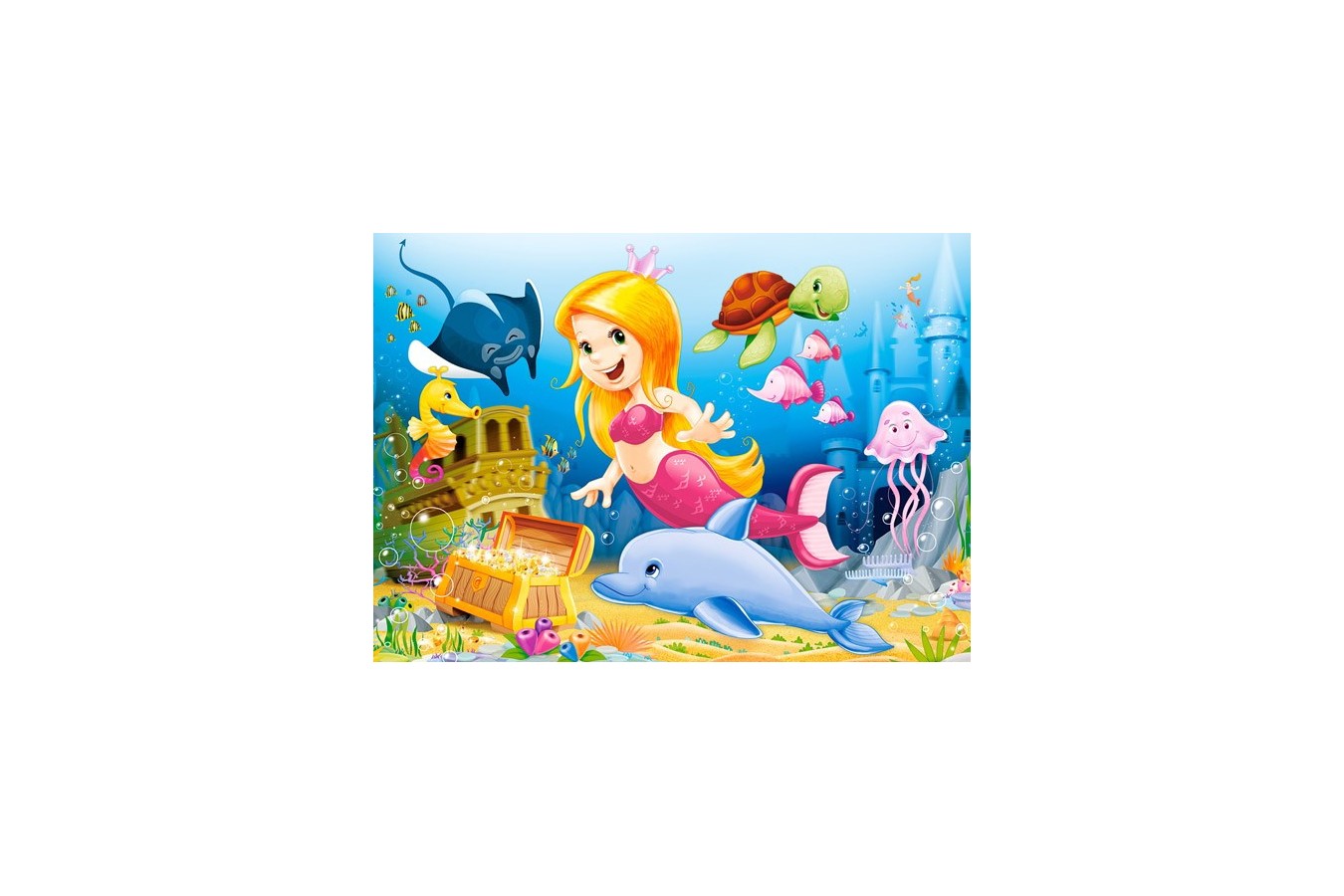 Puzzle Castorland - Little Mermaid, 60 piese