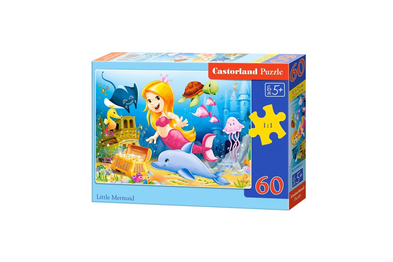 Puzzle Castorland - Little Mermaid, 60 piese