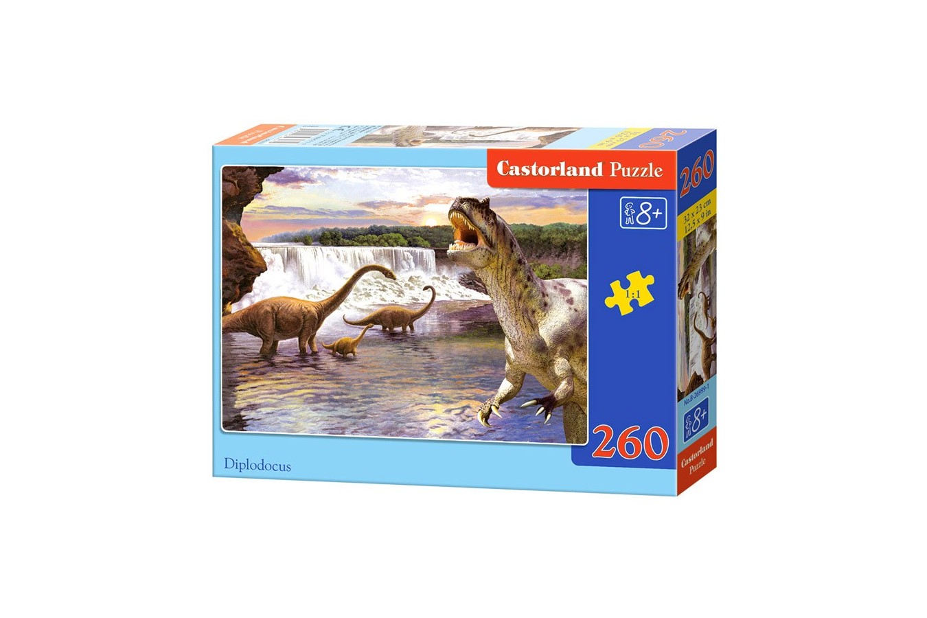 Puzzle Castorland - Diplodocus, 260 piese