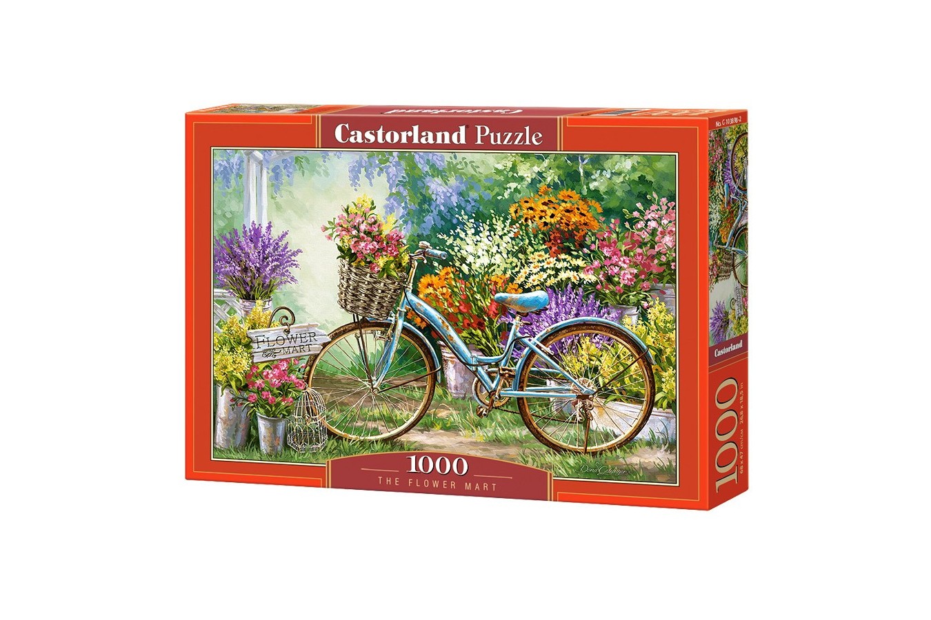Puzzle Castorland - The Flower Mart, 1000 piese