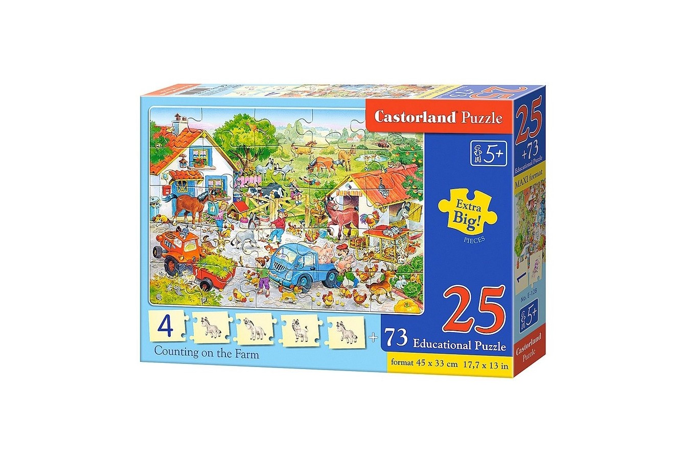 Puzzle Castorland Educativ - Counting On The Farm