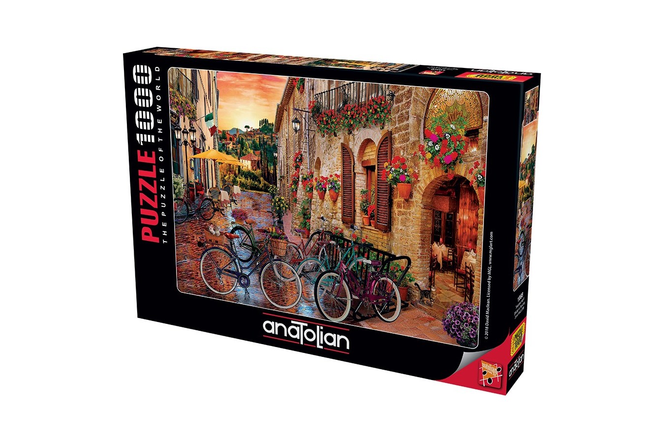 Puzzle Anatolian - David Mc Lean: Biking In Tuscany, 1000 piese (ANA.1068)