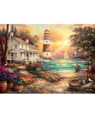 Puzzle Anatolian - Chuck Pinson: Cottage By The Sea, 1000 piese (ANA.1075)
