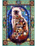 Puzzle Bluebird - Cats Galore, 1500 piese (70154)