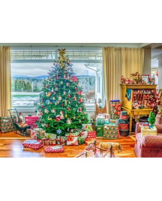 Puzzle Bluebird - Christmas At Home, 500 piese (70019)