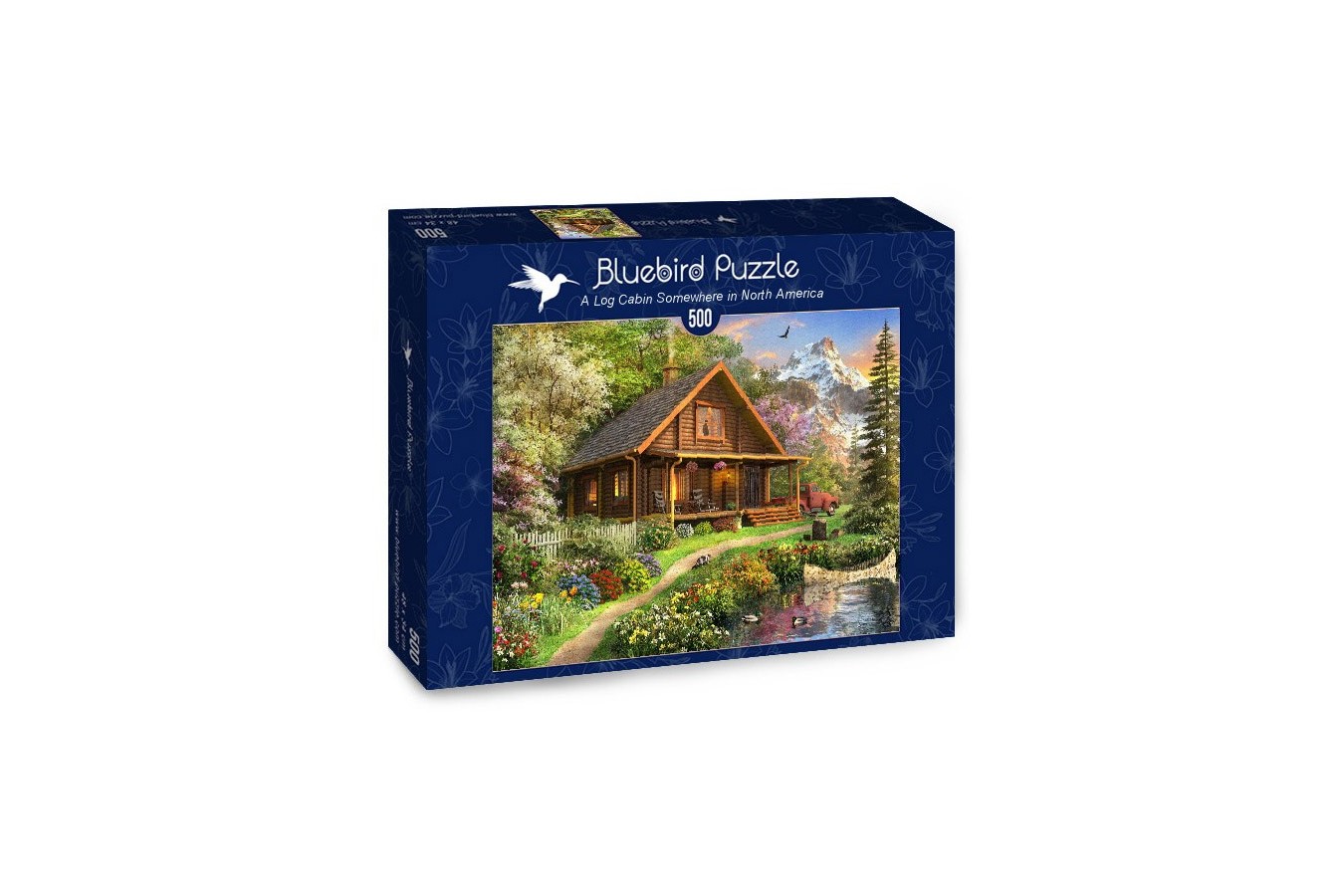 Puzzle Bluebird - Dominic Davison: A Log Cabin Somewhere In North America, 500 piese (70118)