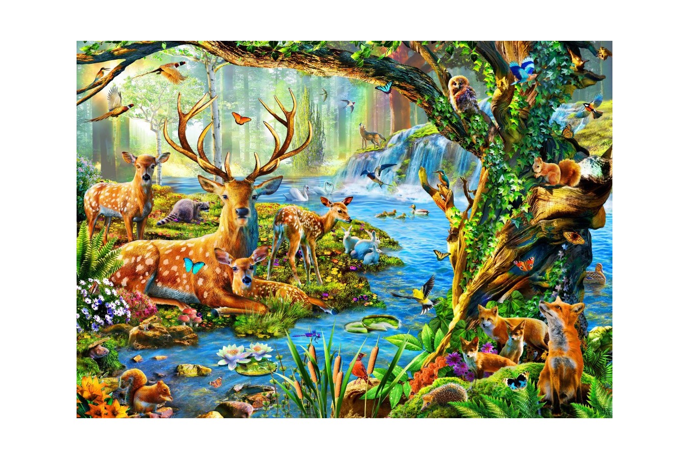 Puzzle Bluebird - Forest Life, 1500 piese (70185)