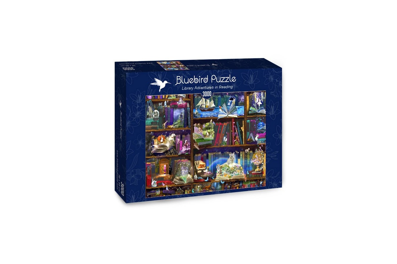 Puzzle Bluebird - Library Adventures In Reading, 3000 piese (70199)