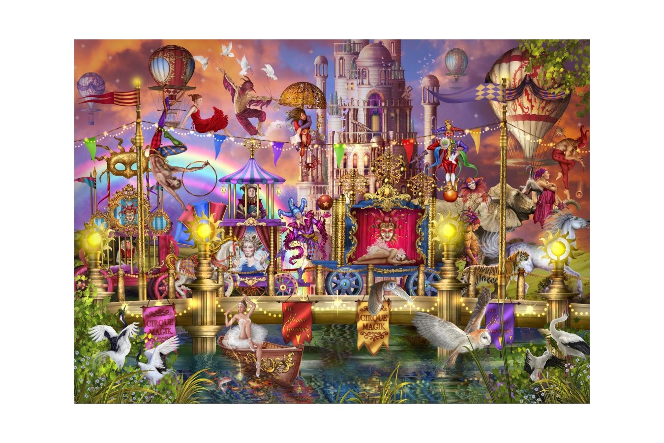 Puzzle Bluebird - Marchetti Ciro: Magic Circus Parade, 1500 piese (70117)