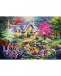 Puzzle Bluebird - Nicky Boehme: Cottage Pond, 1500 piese (70060)