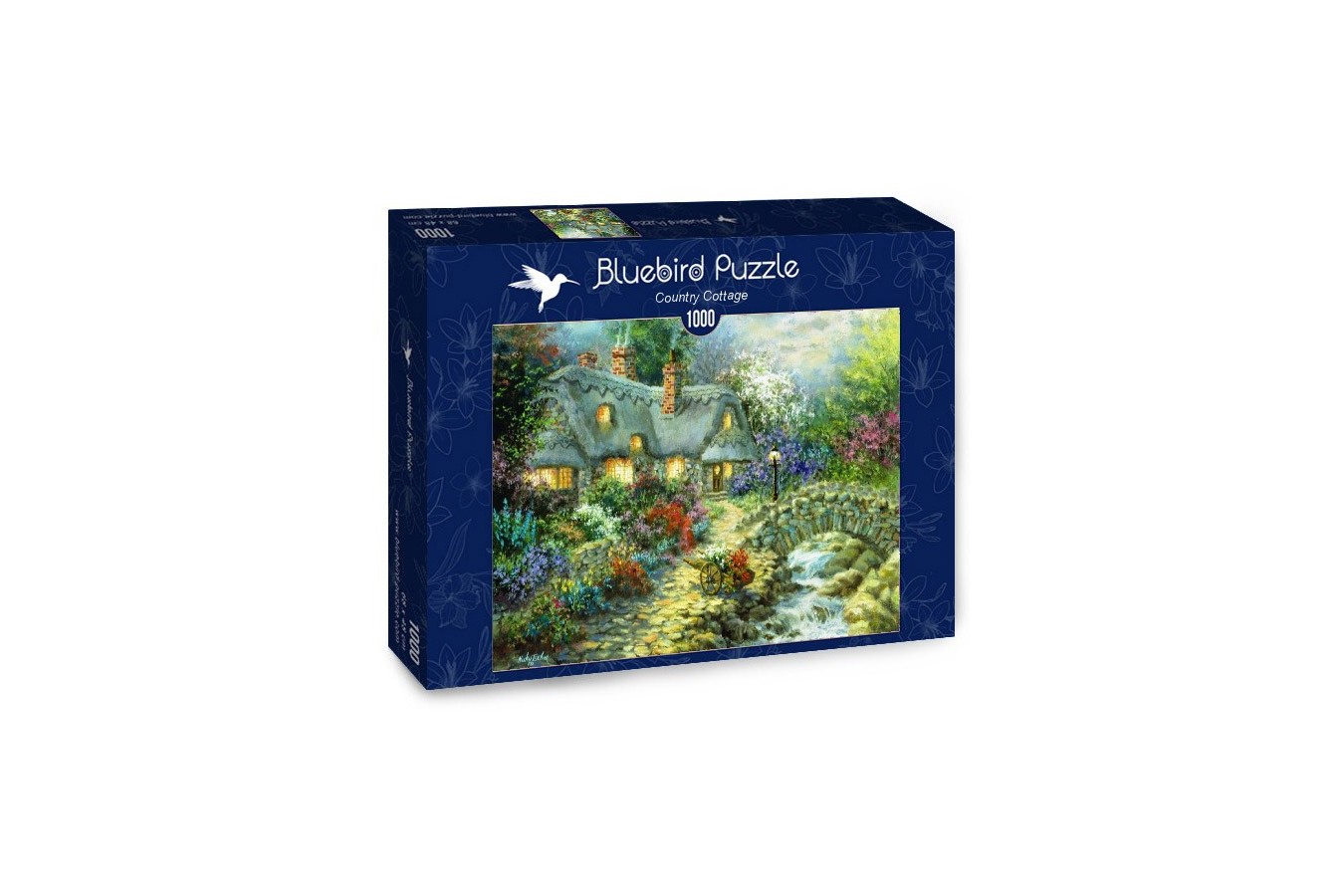 Puzzle Bluebird - Nicky Boehme: Country Cottage, 1000 piese (70064)