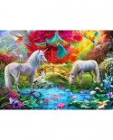 Puzzle Bluebird - Oriental Unicorns, 1000 piese (70148)