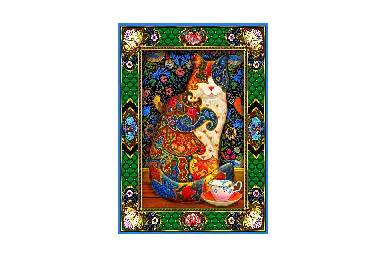 Puzzle Bluebird - Painted Cat, 1500 piese (70152)