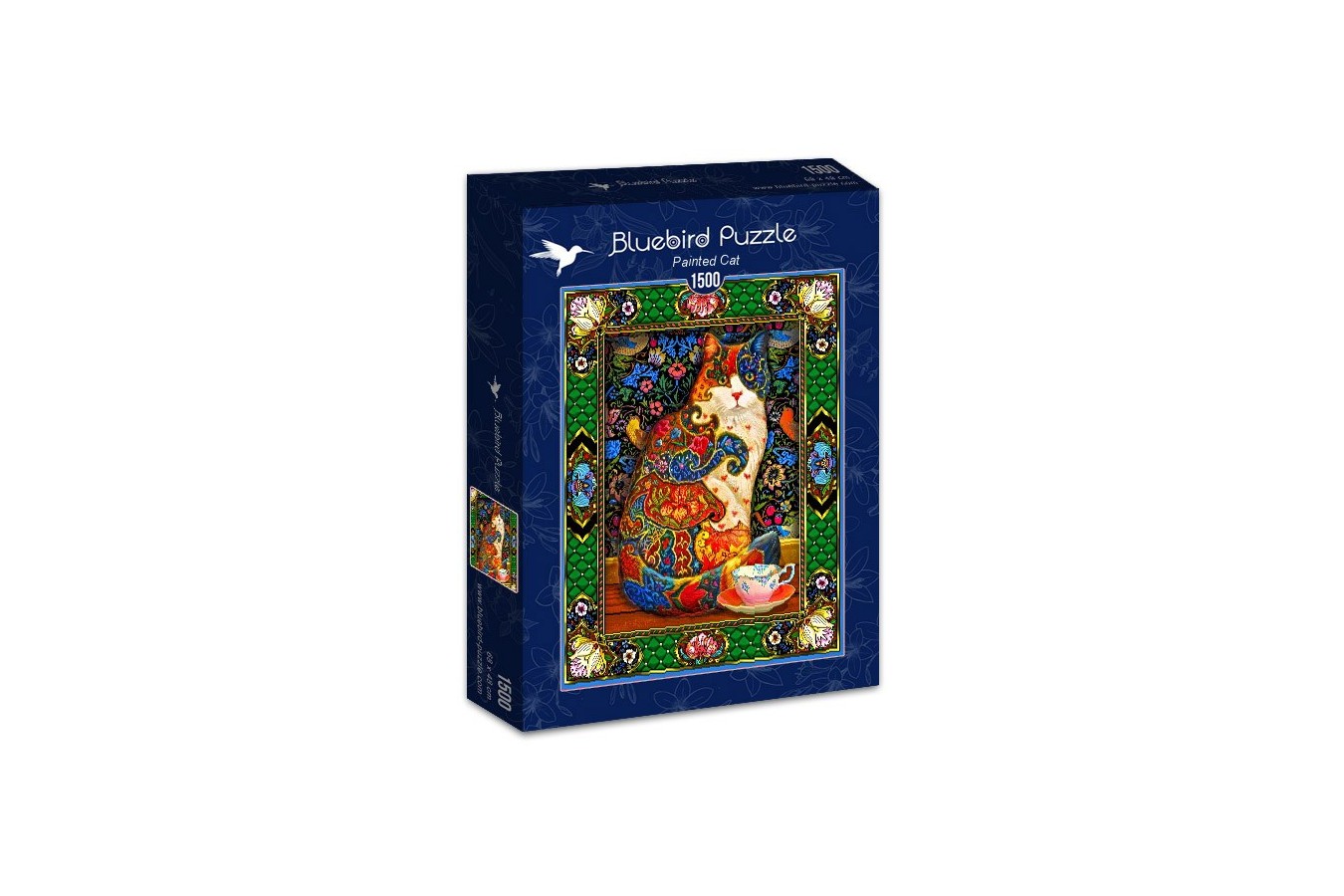 Puzzle Bluebird - Painted Cat, 1500 piese (70152)