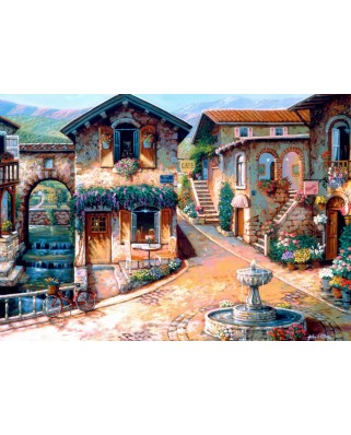 Puzzle Bluebird - The Fountain On The Square, 1000 piese (70120)