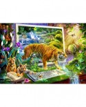 Puzzle Bluebird - Tiger Coming To Life, 1500 piese (70200)