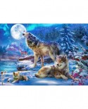 Puzzle Bluebird - Winter Wolf Family, 1500 piese (70147)