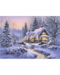 Puzzle Bluebird - Winter's Blanket Wouldbie Cottage, 500 piese (70066)