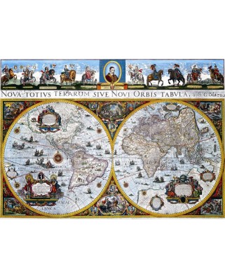 Puzzle Dino - Antique World Map, 1500 piese (65162)