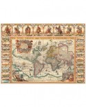 Puzzle Dino - Antique World Map, 2000 piese (65158)