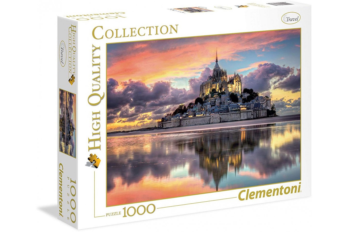 Puzzle Clementoni - Mont Saint-Michel, France, 1000 piese (39367)