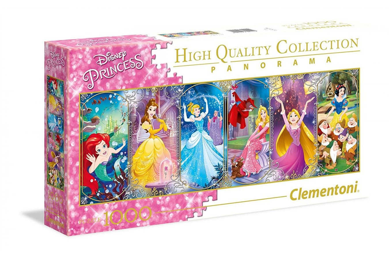 Puzzle panoramic Clementoni - Disney Princess, 1000 piese (39444)