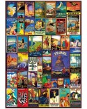 Puzzle Dino - Travel Poster, 3000 piese (56316)