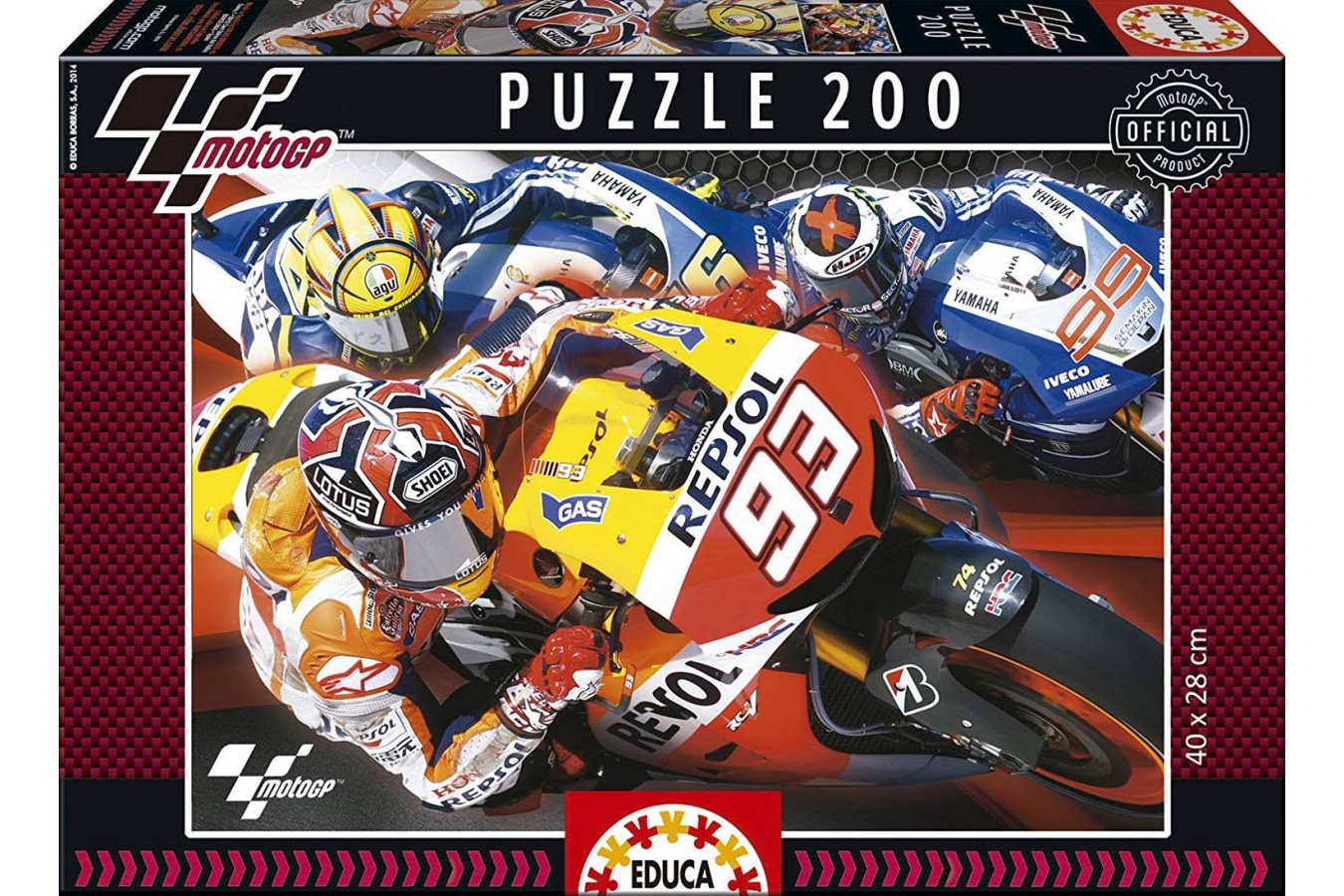 Puzzle Educa - Moto GP, 200 piese (15904)