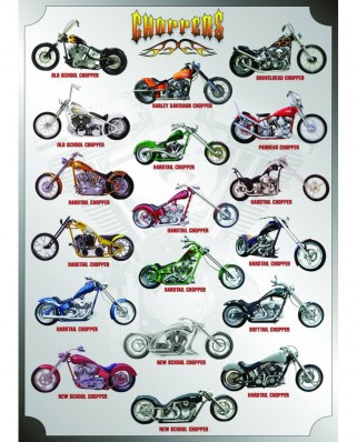 Puzzle Eurographics - Motos - Choppers, 1000 piese (6000-1021)