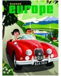 Puzzle Eurographics - Travel Europe, 1000 piese (8000-1645)