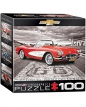 Puzzle Eurographics - 1959 Corvette, 100 piese mini (8104-0665)