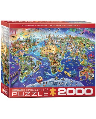 Puzzle Eurographics - Crazy World, 2000 piese (8220-5343)