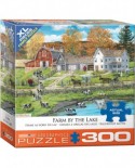 Puzzle Eurographics - Farm by the Lake by Bob Fair, 300 piese XXL (8300-5382)