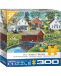 Puzzle Eurographics - Old Covered Bridge by Bob Fair, 300 piese XXL (8300-5383)