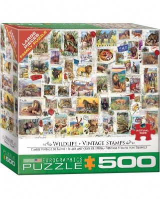 Puzzle Eurographics - Wildlife, 500 piese XXL (8500-5358)