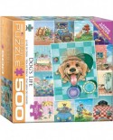 Puzzle Eurographics - Dog's Life by Gary Patterson, 500 piese XXL (8500-5365)
