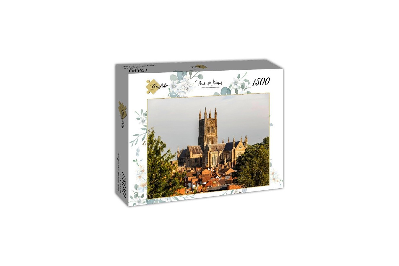 Puzzle Grafika - Worcester Cathedral viewed from Fort Royal Park, 1500 piese (T-00936)