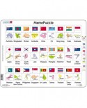 Puzzle Larsen - The Flags and Capitals of 27 Countries in Asia and the Pacific, 54 piese (GP7-GB)