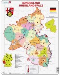 Puzzle Larsen - Bundesland - Rheinland - Pfalz, 70 piese (K26-DE)