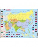 Puzzle Larsen - Map Of Asia, 70 piese (K44-GB)