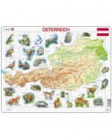 Puzzle Larsen - Map Of Austria (Deutsch), 72 piese (K93-DE)