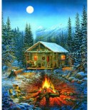 Puzzle Sunsout - Sam Timm: A Cozy Holiday, 1000 piese XXL (29032)
